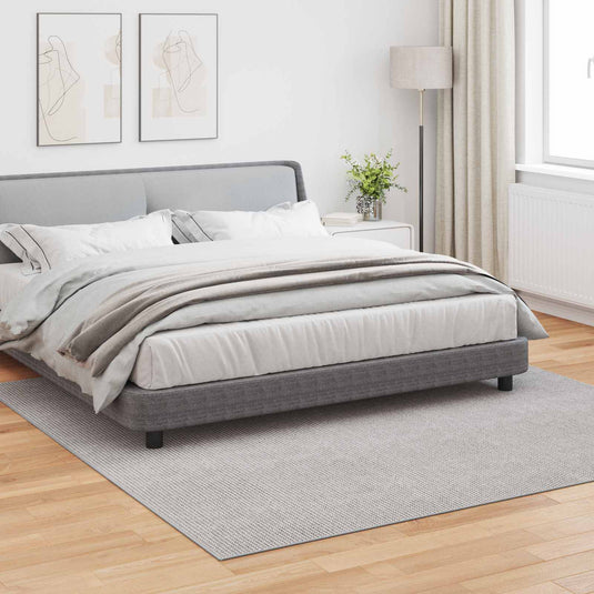Vidaxl vloerkleden huarte crème en grijs 240 x 240 cm polyester