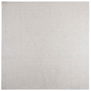 Vidaxl vloerkleden huarte crème en grijs 240 x 240 cm polyester