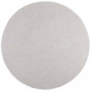 Vidaxl vloerkleden rond huarte crème en grijs ø 200 cm polyester