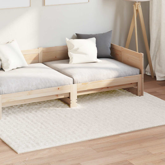 Vidaxl vloerkleden rechthoekig huarte crème 230 x 160 cm polyester