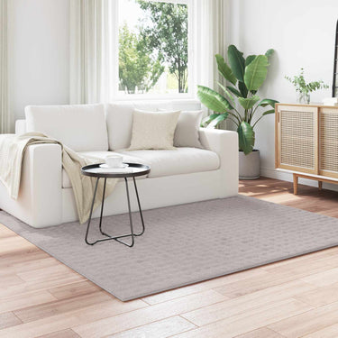 Vidaxl vloerkleden vierkant huarte zand 200 x 200 cm polyester