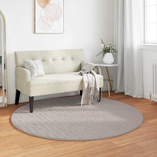 Vidaxl vloerkleden rond huarte zand ø 160 cm polyester