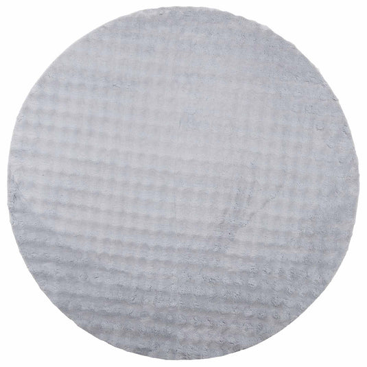 Vidaxl vloerkleden rond huarte grijs ø 120 cm polyester