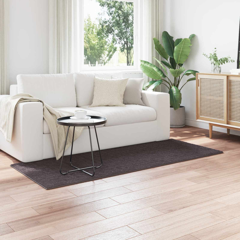 Load image into Gallery viewer, Vidaxl vloerkleden rechthoekig huarte antraciet 150 x 80 cm polyester

