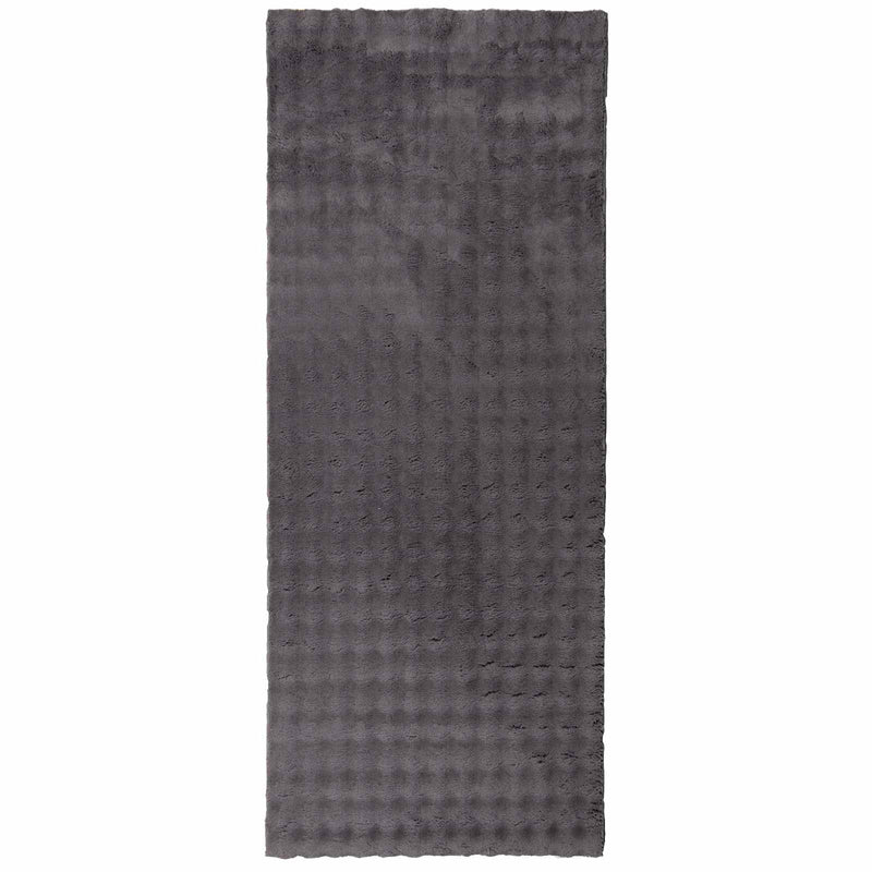 Load image into Gallery viewer, Vidaxl vloerkleden rechthoekig huarte antraciet 150 x 80 cm polyester
