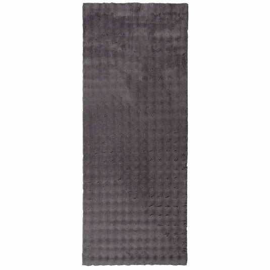 Vidaxl vloerkleden rechthoekig huarte antraciet 150 x 80 cm polyester