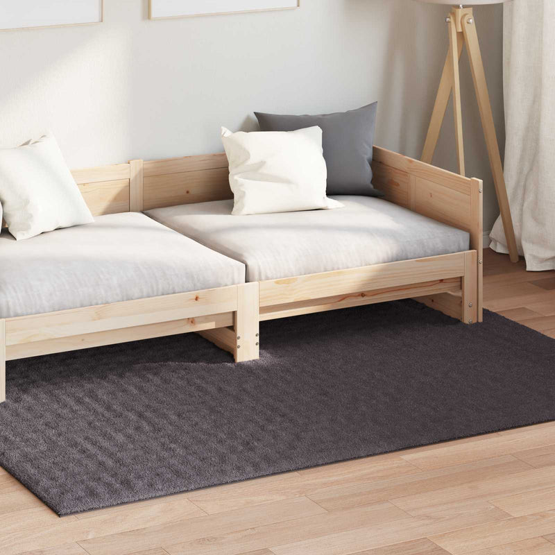 Load image into Gallery viewer, Vidaxl vloerkleden rechthoekig huarte antraciet 230 x 160 cm polyester

