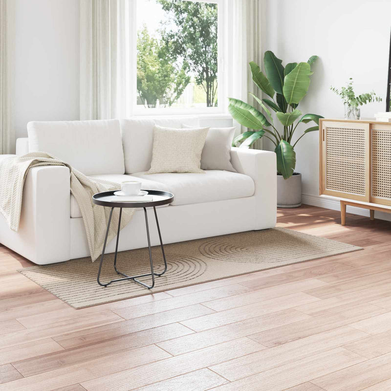 Load image into Gallery viewer, Vidaxl vloerkleden rechthoekig huarte beige 150 x 80 cm polyester
