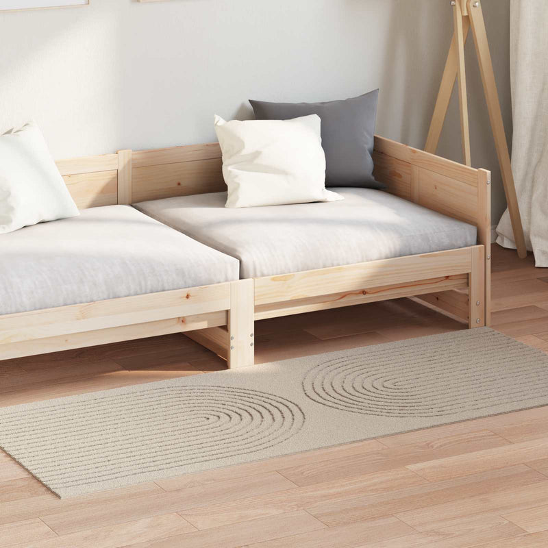 Load image into Gallery viewer, Vidaxl vloerkleden rechthoekig huarte beige 150 x 80 cm polyester
