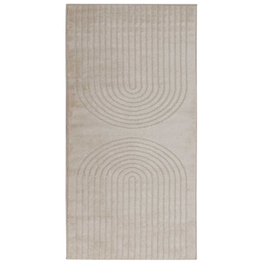 Vidaxl vloerkleden rechthoekig huarte beige 150 x 80 cm polyester