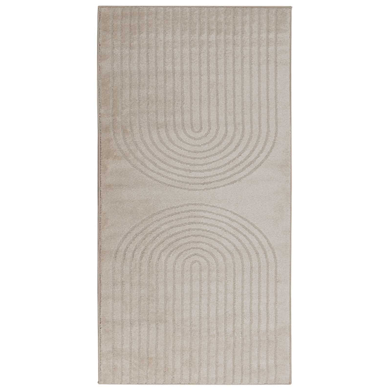 Load image into Gallery viewer, Vidaxl vloerkleden rechthoekig huarte beige 150 x 80 cm polyester
