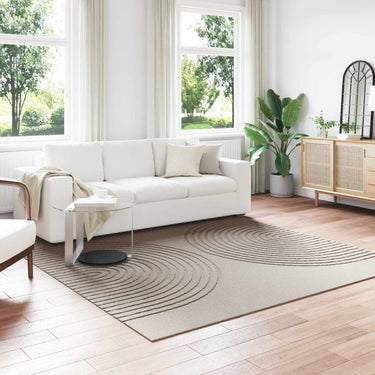 Vidaxl vloerkleden vierkant huarte beige 240 x 240 cm polyester