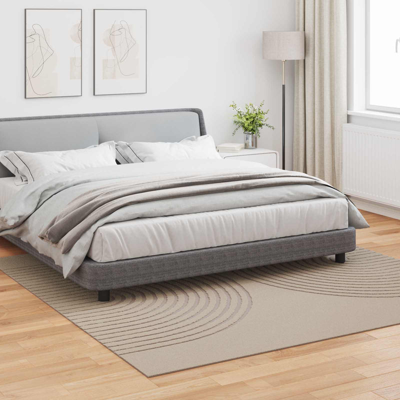 Load image into Gallery viewer, Vidaxl vloerkleden vierkant huarte beige 240 x 240 cm polyester
