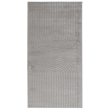 Vidaxl vloerkleden rechthoekig huarte grijs 150 x 80 cm polyester