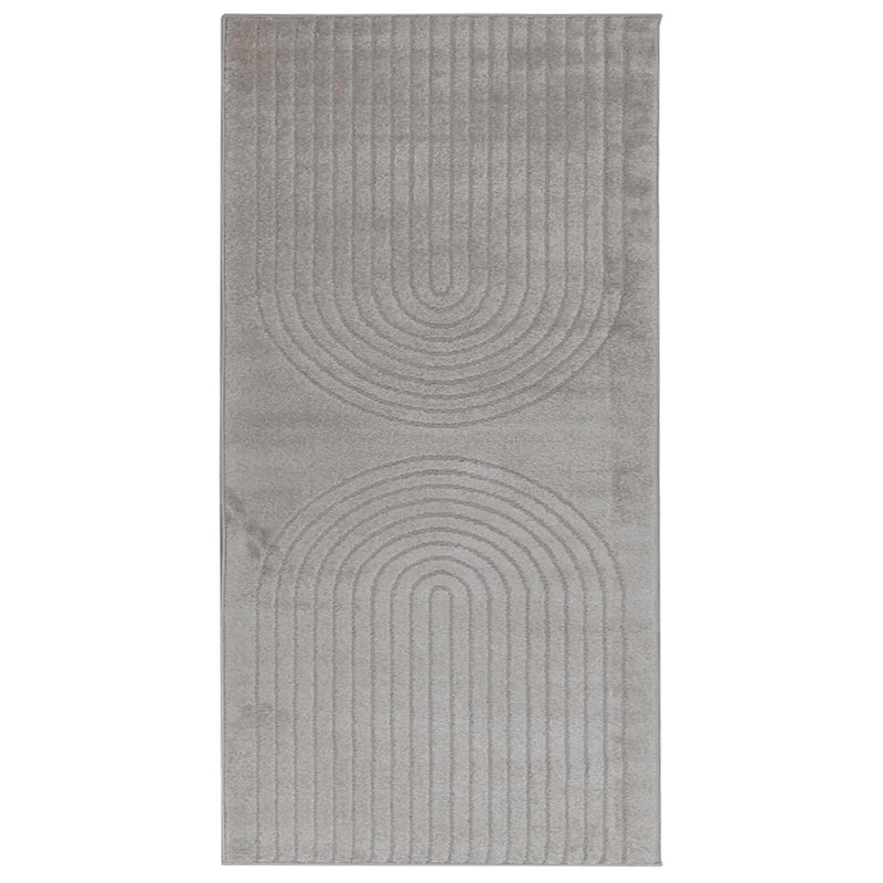 Load image into Gallery viewer, Vidaxl vloerkleden rechthoekig huarte grijs 150 x 80 cm polyester
