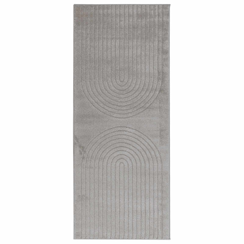 Load image into Gallery viewer, Vidaxl vloerkleden rechthoekig huarte grijs 200 x 80 cm polyester
