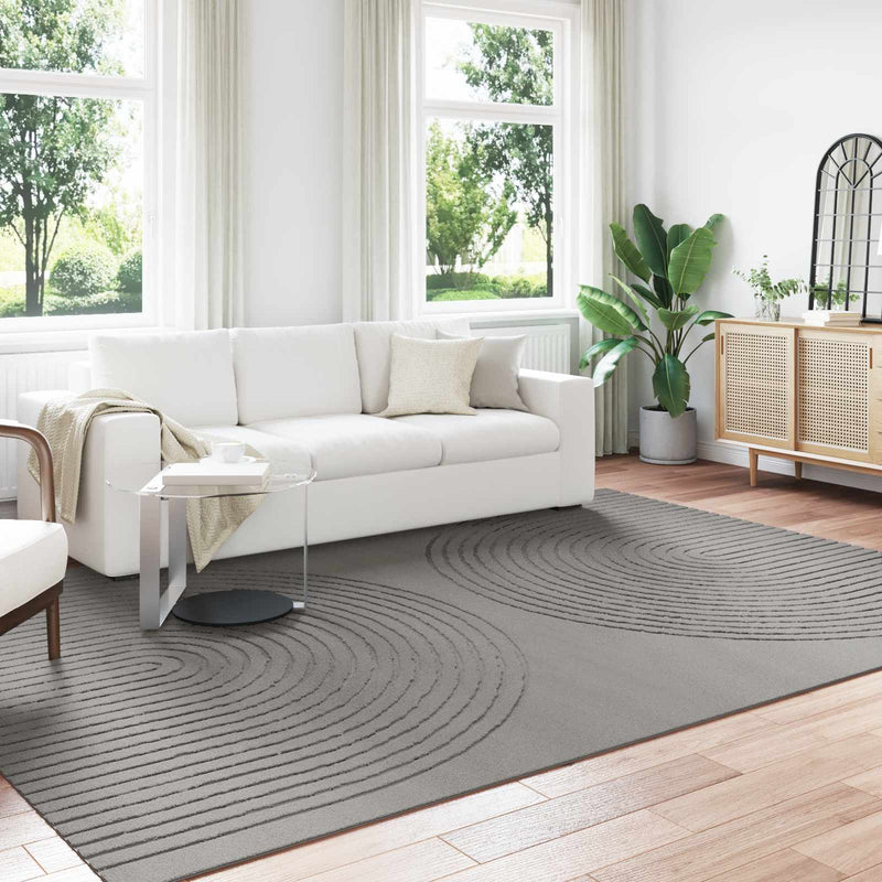Load image into Gallery viewer, Vidaxl vloerkleden rechthoekig huarte grijs 340 x 240 cm polyester

