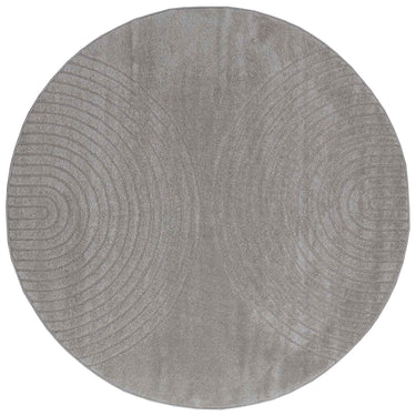Vidaxl vloerkleden rond huarte grijs ø 120 cm polyester