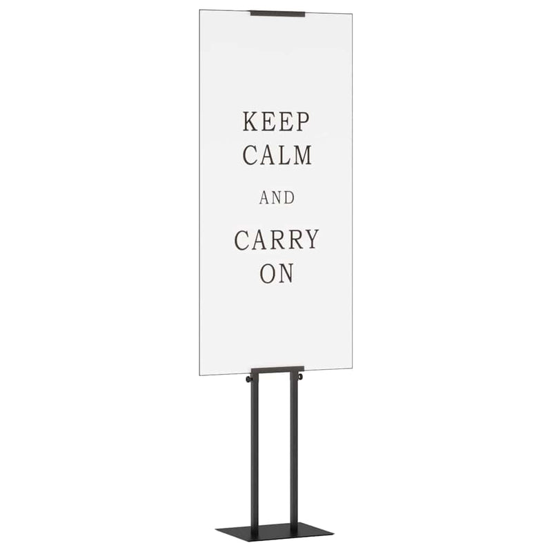 Load image into Gallery viewer, Vidaxl beurs displays 2 pcs zwart 30 x 23,5 x 210 cm staal
