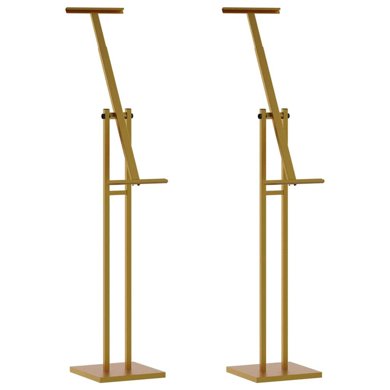 Load image into Gallery viewer, Vidaxl beurs displays 2 pcs goud 26,5 x 26,5 x 150 cm staal
