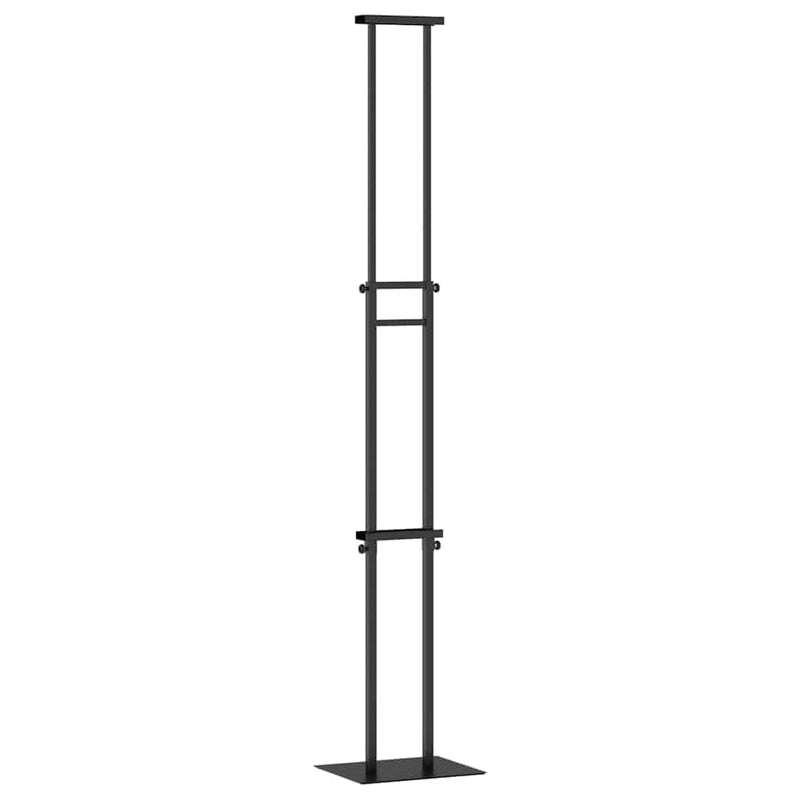 Load image into Gallery viewer, Vidaxl beurs displays zwart 30 x 23,5 x 210 cm staal
