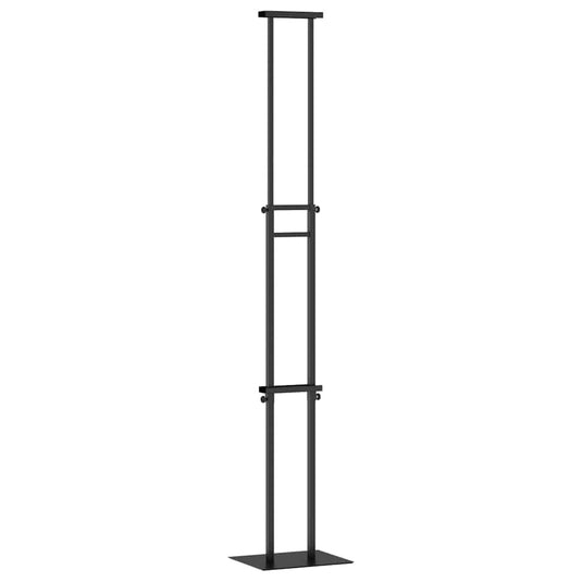 Vidaxl beurs displays zwart 30 x 23,5 x 210 cm staal