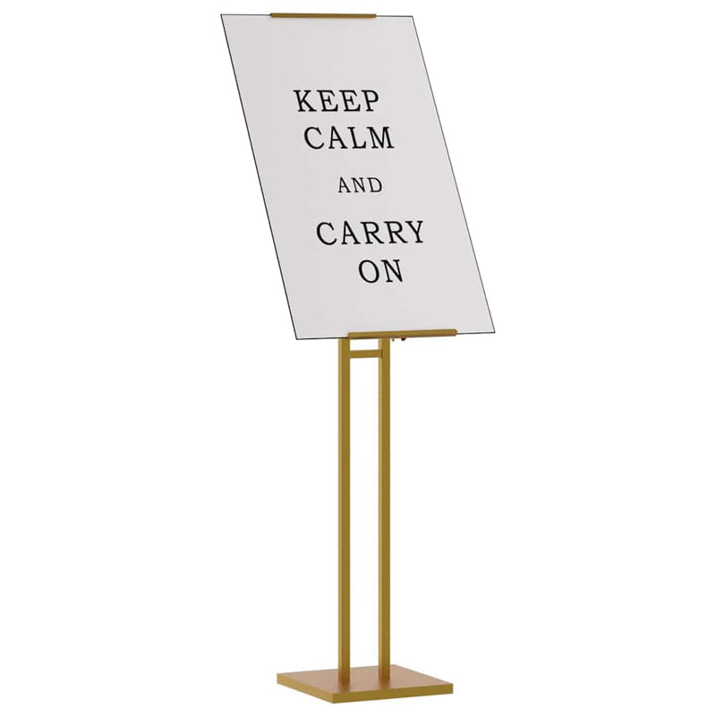 Load image into Gallery viewer, Vidaxl beurs displays goud 26,5 x 26,5 x 150 cm staal
