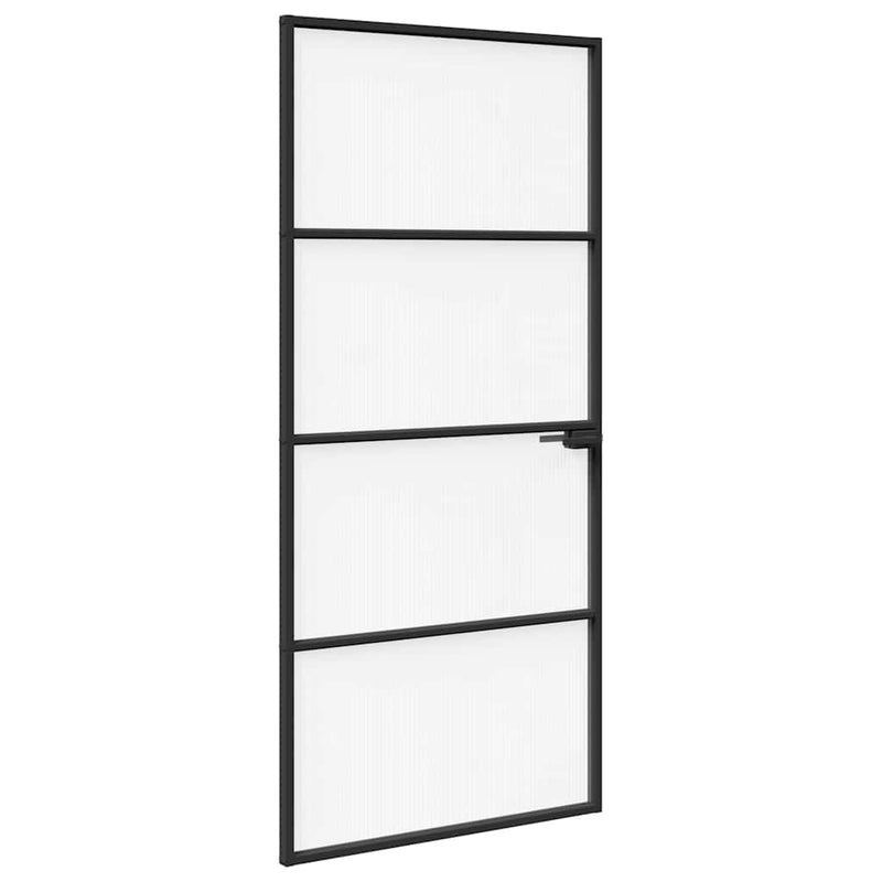 Load image into Gallery viewer, Vidaxl huisdeur 93 x 201,5 x 3,5 cm aluminium en gehard glas
