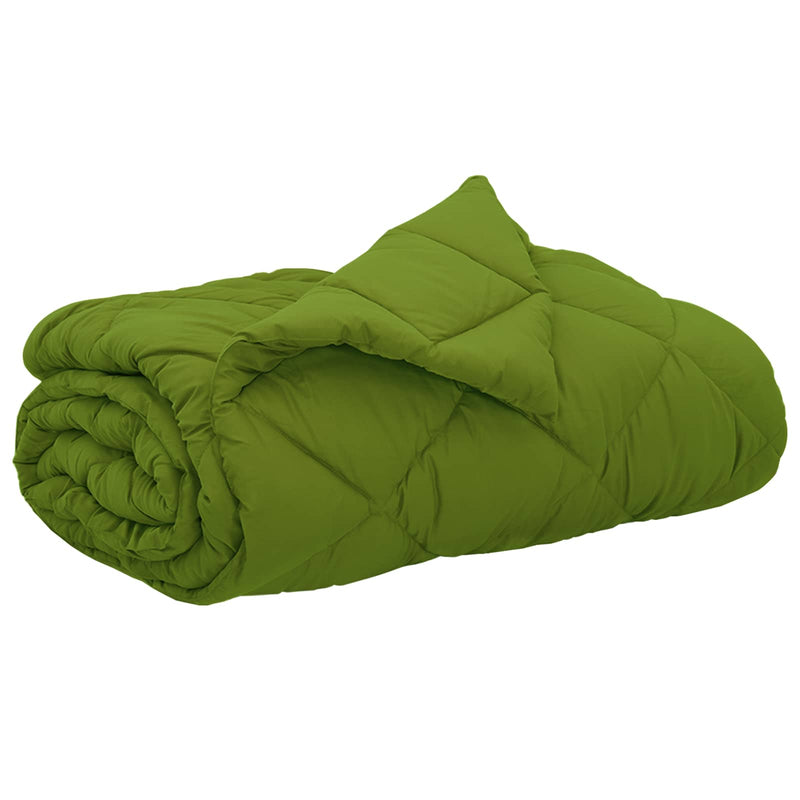 Load image into Gallery viewer, Vidaxl zomer dekbed groen 220 x 240 cm microfiber
