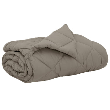 Vidaxl zomer dekbed lichtgrijs 200 x 200 cm microfiber