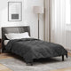 Vidaxl vol jaar dekbed antraciet 200 x 140 cm microfiber