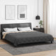 Vidaxl vol jaar dekbed antraciet en taupe 220 x 200 cm microfiber