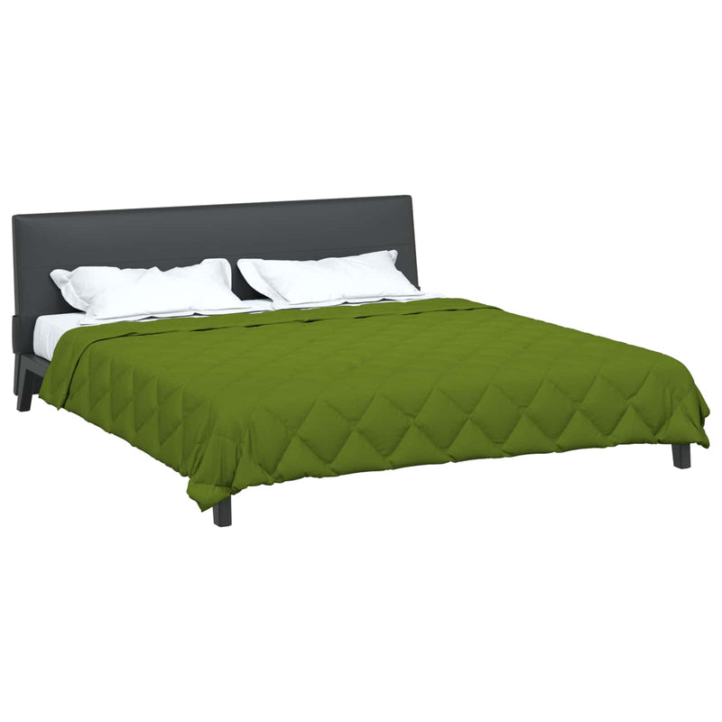 Load image into Gallery viewer, Vidaxl vol jaar dekbed groen 200 x 200 cm microfiber

