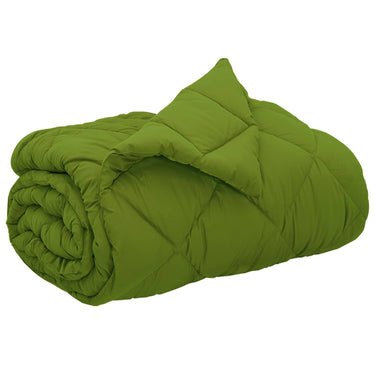Vidaxl vol jaar dekbed groen 240 x 200 cm microfiber
