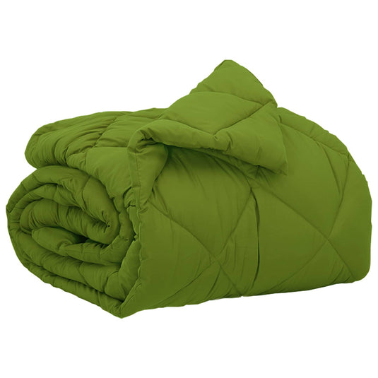 Vidaxl vol jaar dekbed groen 220 x 140 cm microfiber