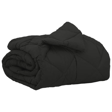 Vidaxl vol jaar dekbed zwart 220 x 155 cm microfiber