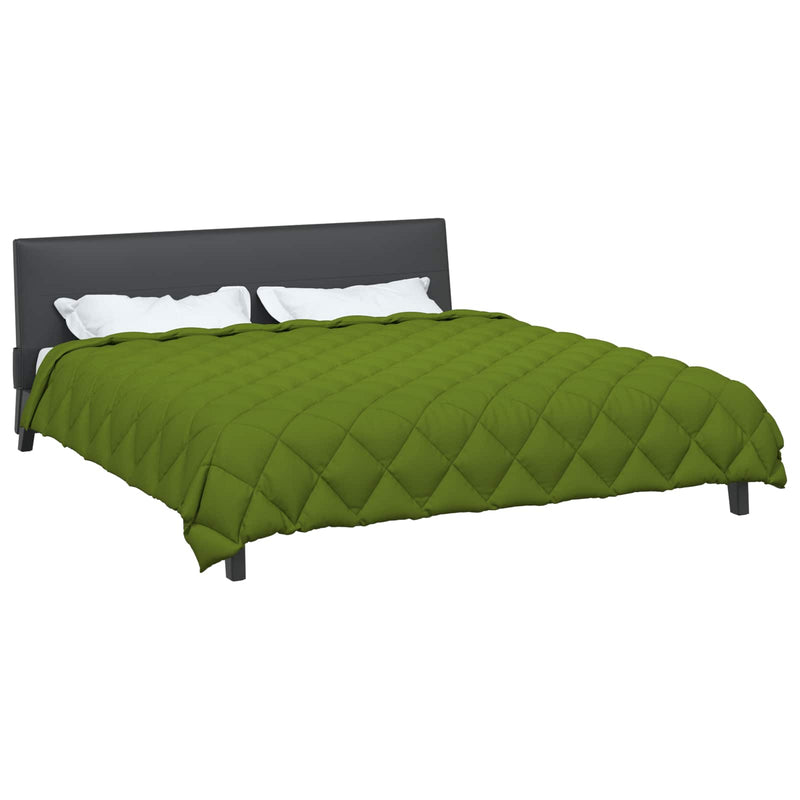 Load image into Gallery viewer, Vidaxl winter dekbed groen 240 x 200 cm microfiber
