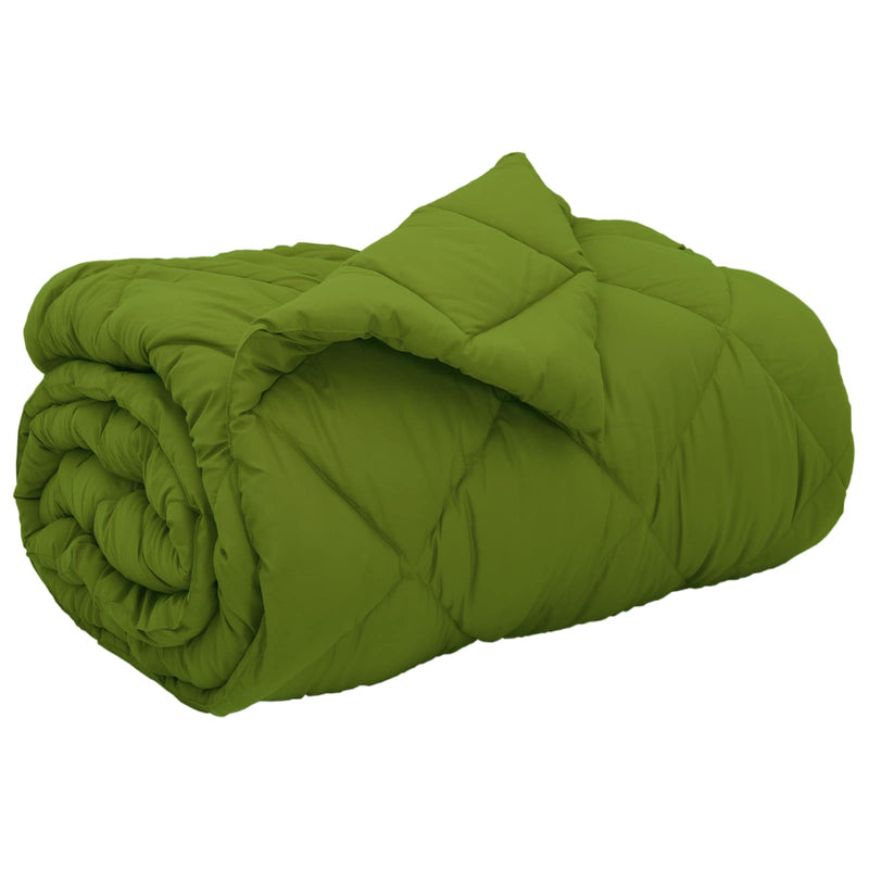 Load image into Gallery viewer, Vidaxl winter dekbed groen 220 x 140 cm microfiber
