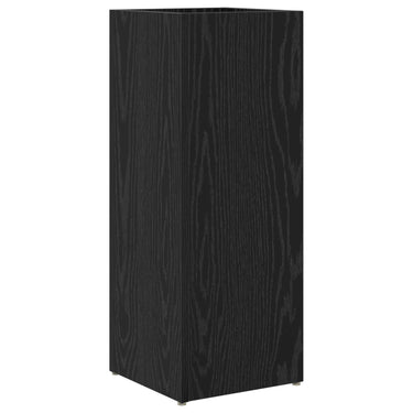Vidaxl paraplu standaard zwart eiken 25 x 24,5 x 64 cm bewerkt hout