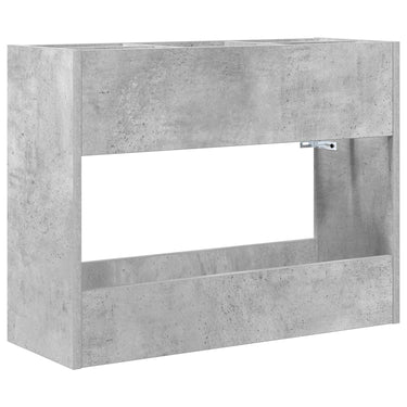 Vidaxl paraplu standaard beton grijs 65 x 24 x 50 cm bewerkt hout