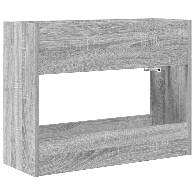 Load image into Gallery viewer, Vidaxl paraplu standaard grijs sonoma 65 x 24 x 50 cm bewerkt hout
