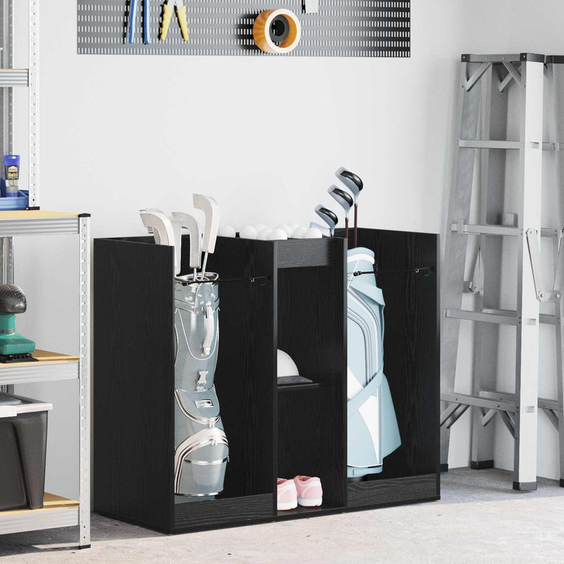 Load image into Gallery viewer, Vidaxl golfkast effen zwart eiken 102 x 45 x 85,5 cm
