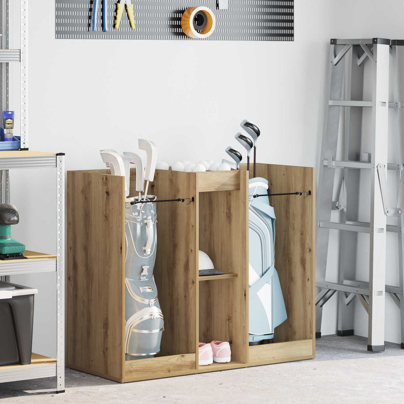 Load image into Gallery viewer, Vidaxl golfkast effen artisan eiken 102 x 45 x 85,5 cm
