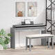 Vidaxl keyboardstand grijs sonoma 120 x 32 x 64 cm bewerkt hout