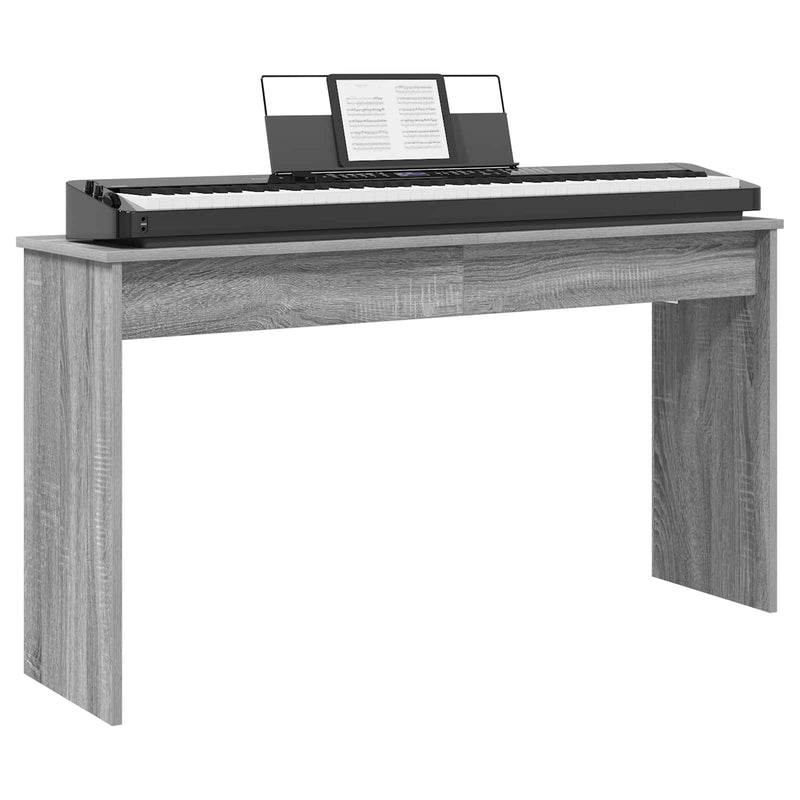 Load image into Gallery viewer, Vidaxl keyboardstand grijs sonoma 120 x 32 x 64 cm bewerkt hout
