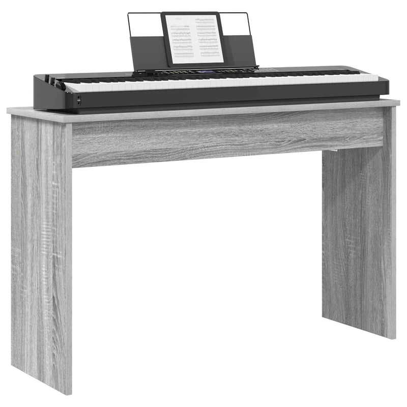 Load image into Gallery viewer, Vidaxl keyboardstand grijs sonoma 100 x 32 x 64 cm bewerkt hout
