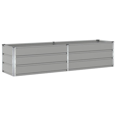 Vidaxl plantenbak lichtgrijs 480 x 50 x 45 cm gegalvaniseerd staal