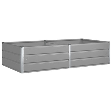 Vidaxl plantenbak lichtgrijs 195 x 100 x 45 cm gegalvaniseerd staal