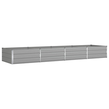 Vidaxl plantenbak lichtgrijs 195 x 100 x 45 cm gegalvaniseerd staal