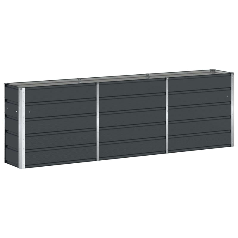 Load image into Gallery viewer, Vidaxl plantenbak antraciet 160 x 40 x 75 cm staal

